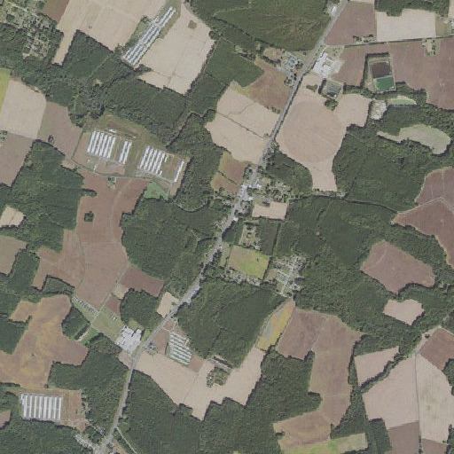 Aerial imagery of Mappsville Census Designated Place, VA