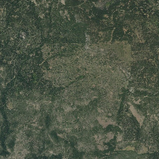 Aerial imagery of Cold Bottle Spring, CA