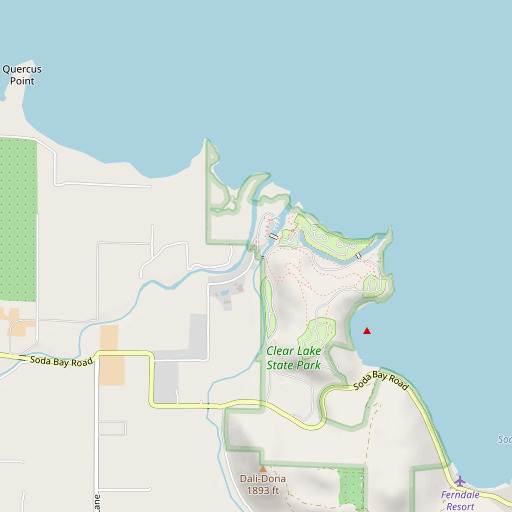 OpenStreetMap map of Cole Creek, CA