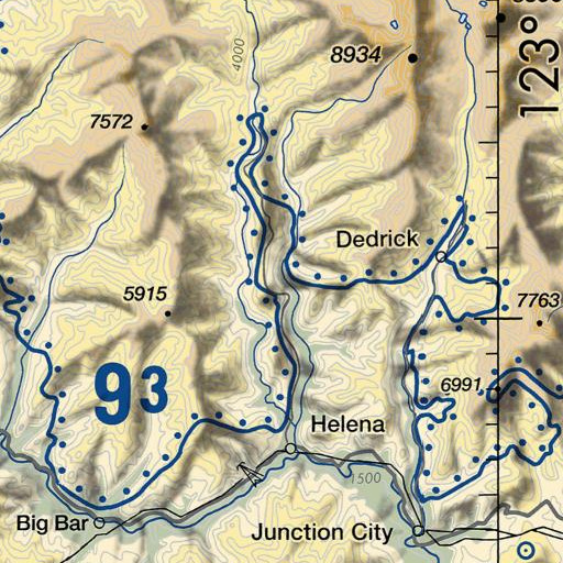 FAA VFR chart of Coleridge, CA