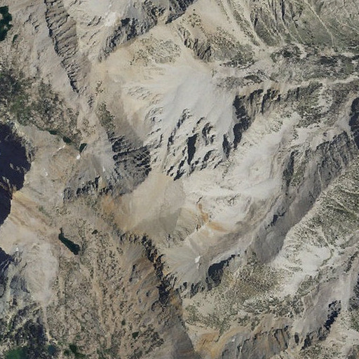 Aerial imagery of Colosseum Mountain, CA