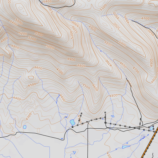 OpenTopoMap map of Conklin Spring, CA