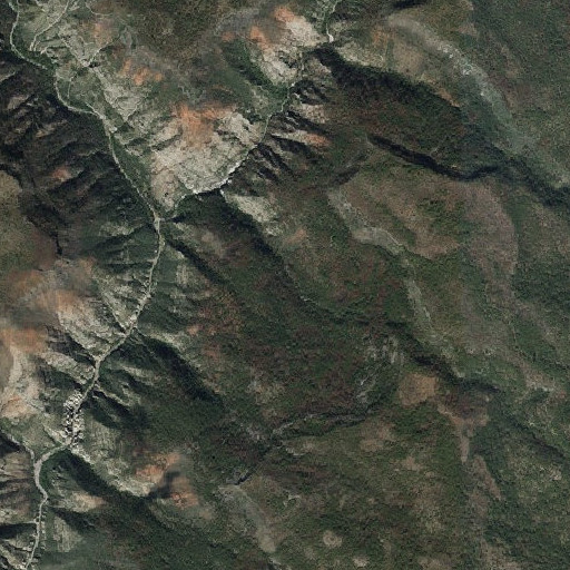 Aerial imagery of Babes Hole Spring, AZ