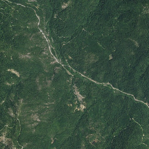 Aerial imagery of Coon Run, CA