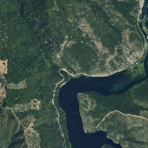 Aerial imagery of Cooper Gulch, CA