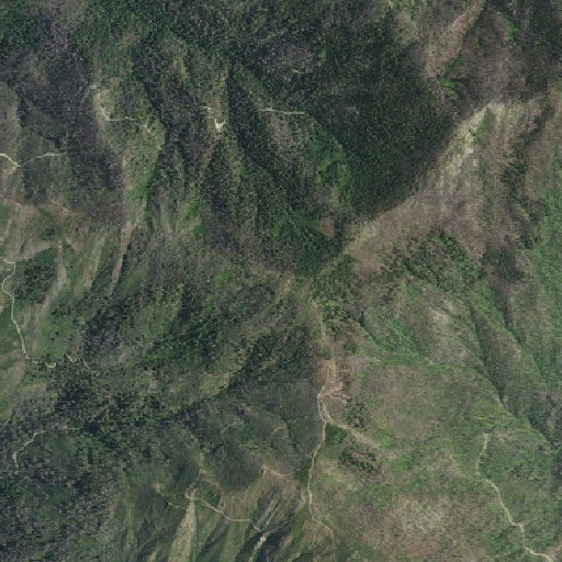 Aerial imagery of Copper Butte, CA