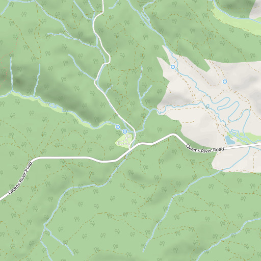 OpenStreetMap map of Deadman Creek, CA
