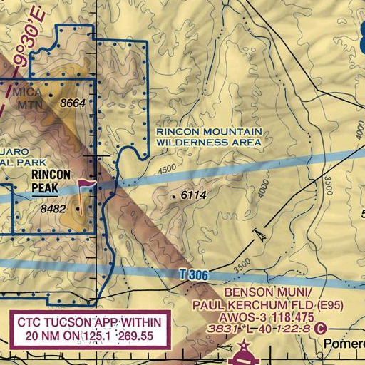 FAA VFR chart of Bald Mountain, AZ