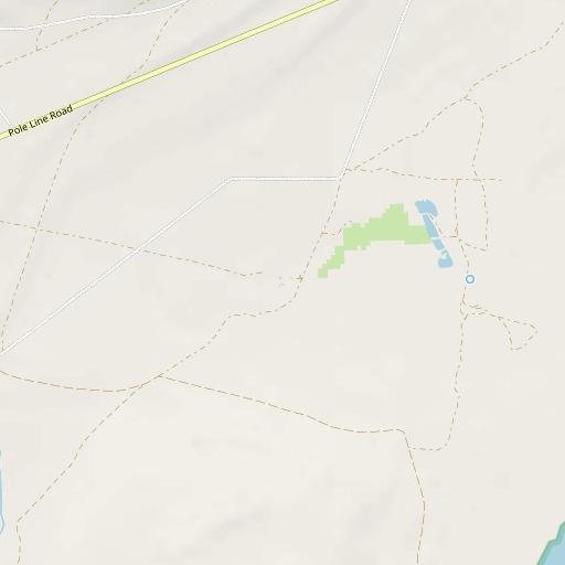 OpenStreetMap map of Dechambeau Ranch, CA