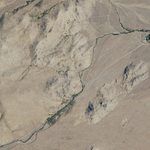 Aerial imagery of Declaration Mine, CA