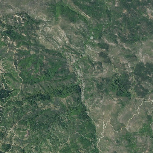 Aerial imagery of Deep Hole Valley, CA