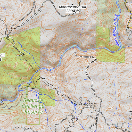 OpenTopoMap map of Devils Slide, CA