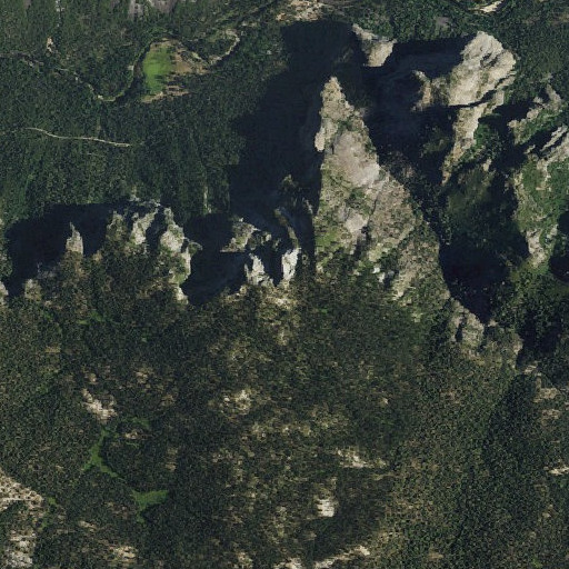 Aerial imagery of Dewey Point, CA