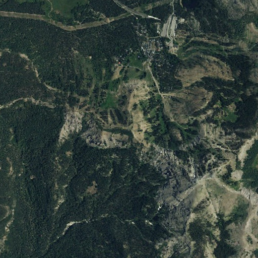 Aerial imagery of Mount Disney, CA