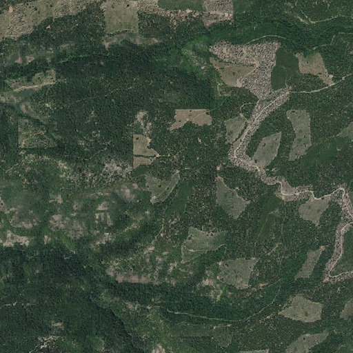 Aerial imagery of Doty Spring, CA