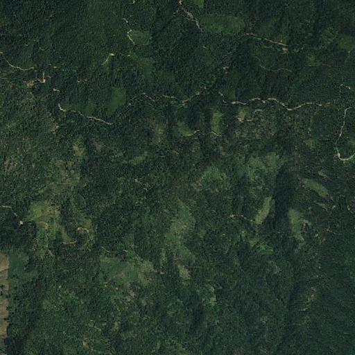 Aerial imagery of Dutchman Peak, CA