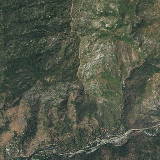 Aerial imagery of Eagle Peak, CA