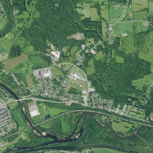 Aerial imagery of Herkimer Elementary School, NY