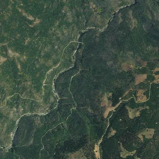 Aerial imagery of Ellicott Trail, CA