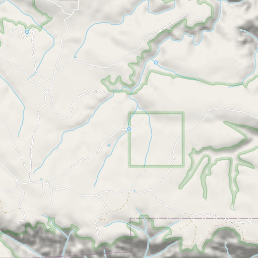 OpenStreetMap map of Barney Spring, AZ