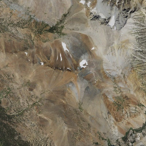 Aerial imagery of Mount Gibbs, CA