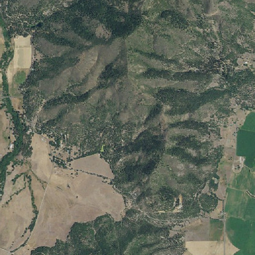 Aerial imagery of Gibraltar Mine, CA