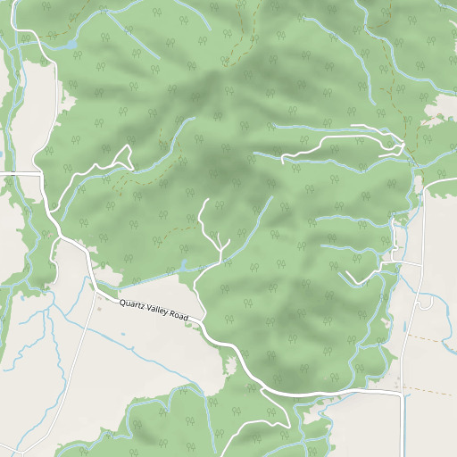 OpenStreetMap map of Gibraltar Mine, CA