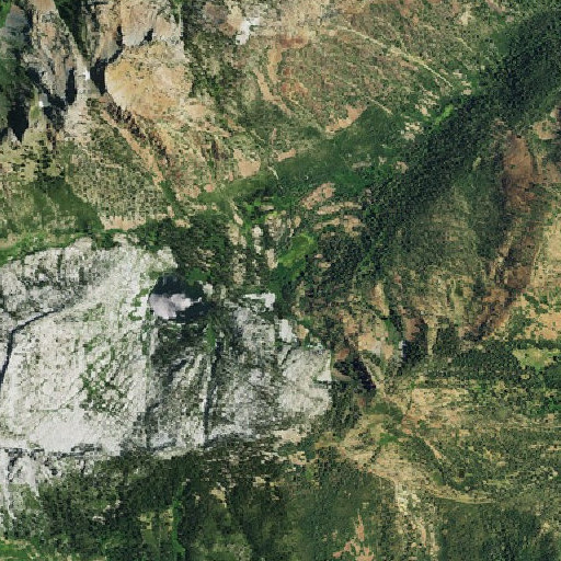 Aerial imagery of Gibson Meadow, CA
