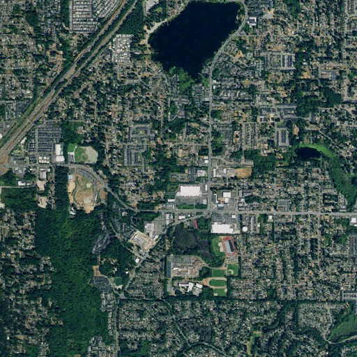 Aerial imagery of Arbor Place, WA