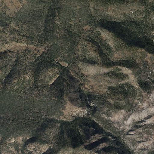 Aerial imagery of Bear Valley, AZ