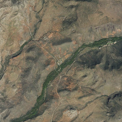 Aerial imagery of Beaver Creek Ranger Station, AZ