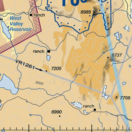 FAA VFR chart of Jenkins Spring, CA