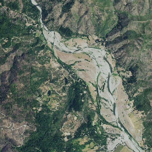 Aerial imagery of Kerlin Creek, CA