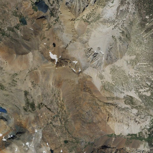 Aerial imagery of Mount Lewis, CA