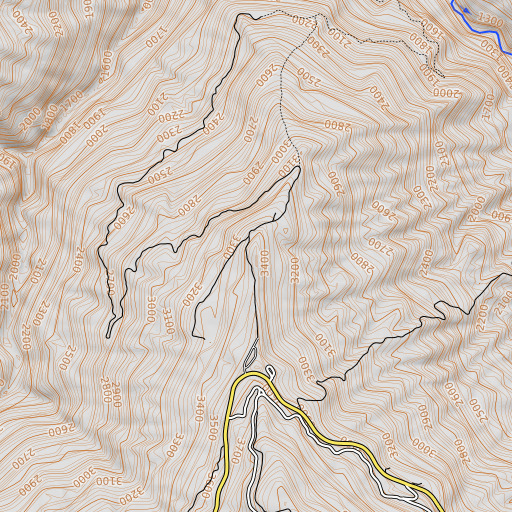 OpenTopoMap map of Long Point, CA