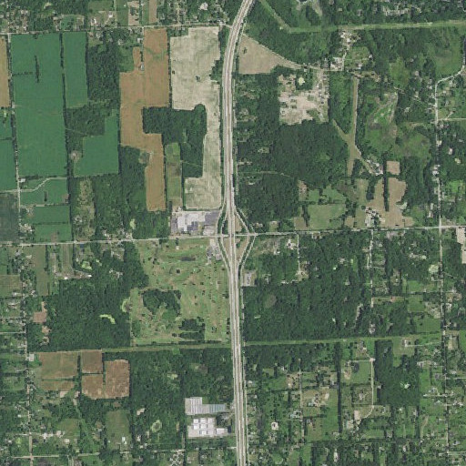 Aerial imagery of Interchange 75, MI
