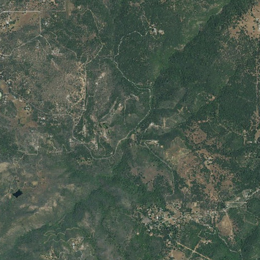 Aerial imagery of Macks Gulch, CA