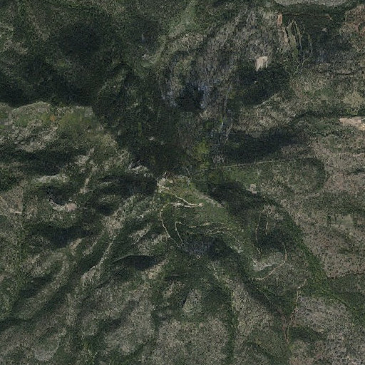 Aerial imagery of Bill Williams Mountain, AZ