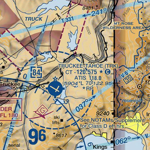 FAA VFR chart of McKay Spring, CA