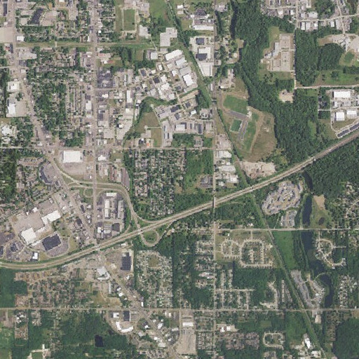 Aerial imagery of Marscot Park, MI