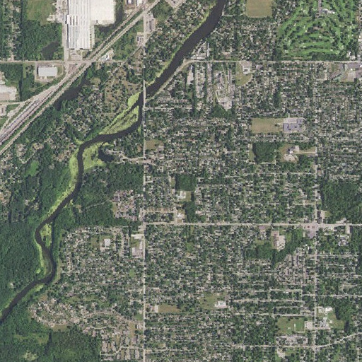 Aerial imagery of Averill Park, MI
