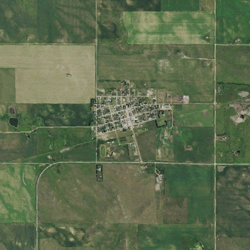 Aerial imagery of Carson Fire Protection District Station, ND