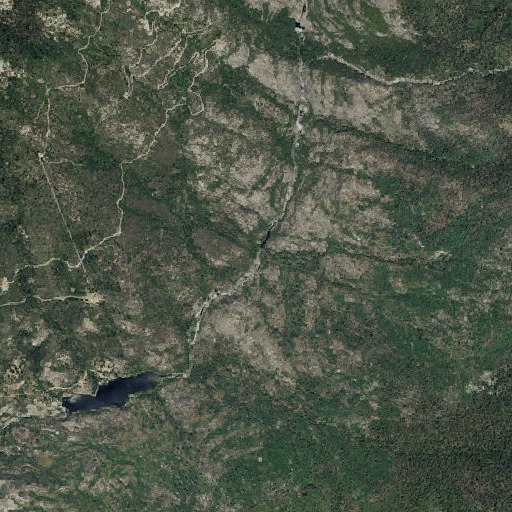 Aerial imagery of Mule Creek, CA