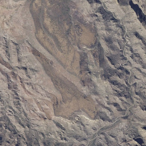 Aerial imagery of Black Mesa, AZ