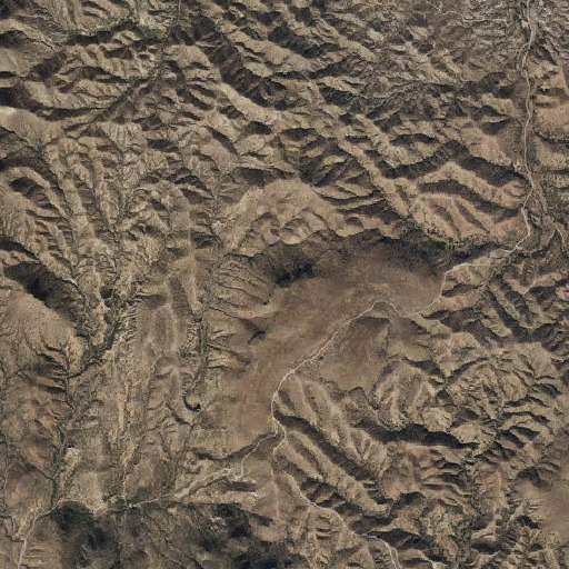 Aerial imagery of Black Mesa, AZ