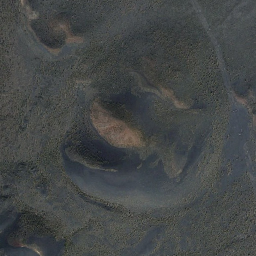 Aerial imagery of Black Mountain, AZ