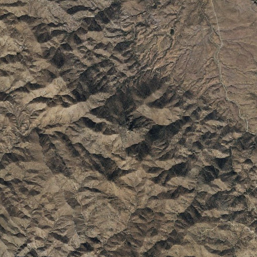 Aerial imagery of Black Peak, AZ