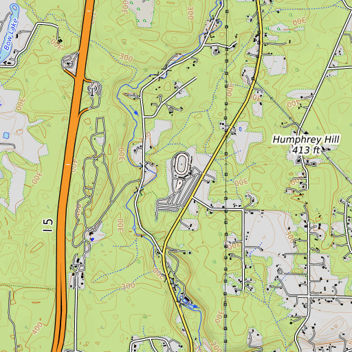 OpenTopoMap map of Skagit Speedway, WA