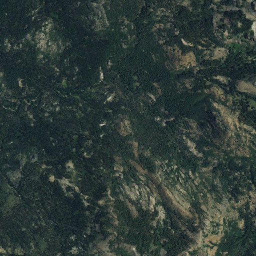 Aerial imagery of Painted Rock, CA
