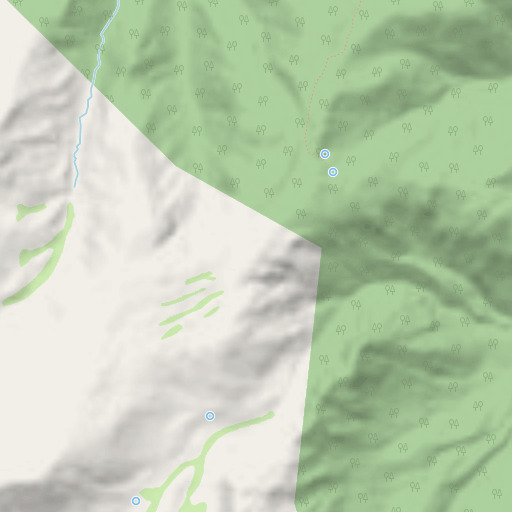 OpenStreetMap map of Perry Aiken Flat, CA